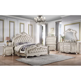 ACME Bently Queen Bed, Champagne Finsih BD02289Q