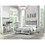 ACME Varian Queen Bed, Gray Fabric & Mirrored BD02303Q