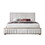 ACME Kaleea Queen Bed, Light Gray Chenille & Walnut Finish BD02468Q