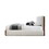 ACME Sandro Queen Bed, White Boucl&#233; & Walnut Finish BD02470Q