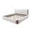 ACME Sandro Queen Bed, White Boucl&#233; & Walnut Finish BD02470Q