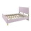 ACME Gaines Full Bed, Pink High Gloss Finish BD02660F