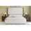 67.5" Tall Headboard Upholstered King Size Bed with Vertical Striped and Wingback Design, Box Spring Needed, Linen BS701P202959C