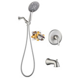 6 in. Detachable Handheld Shower Head Shower Faucet Shower System D92102Bn-6