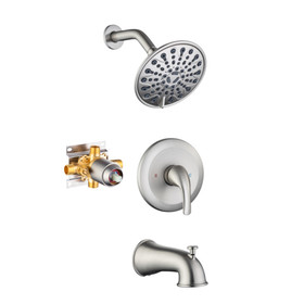 6 in. Detachable Handheld Shower Head Shower Faucet Shower System D92202BN