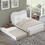 DL000563AAK White+Upholstered+Box Spring Not Required+Full+Wood