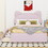 DL000581AAH Pink+Upholstered+Box Spring Not Required+Full+Wood