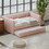DL000587AAH Pink+Upholstered+Box Spring Not Required+Twin+Wood