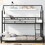 Metal House Bunk Bed, Twin over Full, Black DL000649AAB
