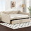 DL002039AAA Beige+Upholstered+Box Spring Not Required+Full+Wood