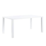 ACME Pagan Dining Table in White High Gloss Finish DN00740