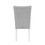 ACME Elizaveta Side Chair (Set-2), Gray Velvet, Faux Crystal Diamonds &White High Gloss Finish DN00815