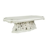 ACME Adara DINING TABLE Antique White Finish DN01229