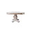 ACME Vendom Dining Table w/Double Pedestal, Antique Pearl Finish DN01346