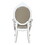 ACME Versailles Arm Chair (Set-2), PU & Bone White Finsih DN01390