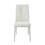 ACME Kamaile Side Chair (Set-2), Beige Synthetic Leather & Chrome Finish DN02134 DN02134