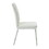 ACME Kamaile Side Chair (Set-2), Beige Synthetic Leather & Chrome Finish DN02134 DN02134