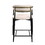ACME Jaramillo Counter Height Chair (Assembled), Beige Fabric & Black Finish DN02717A DN02717A