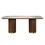 ACME Willene Dining Table w/Ceramic Top, Ceramic Top & Walnut Finish DN03145