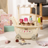 Ice Cream Cart for Kids Toddlers, Food Toys Gift for Boys Girls, (1Piece and Order) EL-WCF08-1