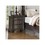 Traditional Nightstand End Table with Three Storage Drawers Grey Decorative Drawer Pulls 1pc Solid Wood Wooden Furniture ESFCRMB1120-2