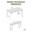 GO 3 Pieces Acacia Wood Table Bench Dining Set for Outdoor & Indoor Furniture with 2 Benches, Picnic Beer Table for Patio, Porch, Garden, Poolside, Natural FG201231AAA