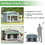 GO 47.2" Large Wooden Dog House Outdoor, Outdoor & Indoor Dog Crate, Cabin Style, with Porch, 2 Doors, Gray and Green FG201602AAB
