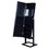 Mirror Jewelry Cabinet Ladies Girls Wooden Bedroom Furniture Mirror Jewelry Wardrobe GCT13355BK