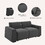 71*35.5" Linen Fabric Sofa,Stylish and Minimalist 2-3 Seat Couch,Easy to Install,Exquisite Loveseat with Wide Armrests for Living Room,Bedroom,Apartment,Office,2 Colors GS000013AAR