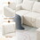 110*72" Modular U Shaped Sectional Sofa,Luxury Chenille Floor Couch Set,Upholstered Indoor Furniture,Foam-Filled Sleeper Sofa Bed for Living Room,Bedroom,Free Combination,3 Colors