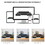 110*72" Modular U Shaped Sectional Sofa,Luxury Chenille Floor Couch Set,Upholstered Indoor Furniture,Foam-Filled Sleeper Sofa Bed for Living Room,Bedroom,Free Combination,3 Colors