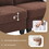 92*63"Modern Teddy Velvet Sectional Sofa,Charging Ports on Each Side,L-shaped Couch with Storage Ottoman,4 seat Interior Furniture, Apartment,3 Colors(3 pillows) GS002018AAD