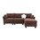 92*63"Modern Teddy Velvet Sectional Sofa,Charging Ports on Each Side,L-shaped Couch with Storage Ottoman,4 seat Interior Furniture, Apartment,3 Colors(3 pillows) GS002018AAD