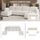 116*58" Velvet Modular Sectional Sofa,U Shaped Reversible Couch Set,Free Combination,6 Seat Sleeper Cloud Sofa Bed with Ottoman,Convertible Oversized Indoor Furniture Pieces for Living Room,Beige