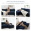 118*55" Modern L-shaped Chenille Cloud Sofa with Double Seat Cushions, 5-seat Upholstered Indoor Furniture, Sleeper Sofa Couch with Chaise Lounge for Living Room, Apartment, 3 Colors GS109015AAC