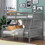 GX000118AAE Gray+Pine+Box Spring Not Required+Twin+Wood