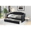 Upholstered Twin Daybed with Trundle,Black GX000218AAB