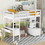 GX000327AAK-1 White+Pine+Box Spring Not Required+Twin+Wood