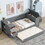 GX000349AAE Grey+Solid Wood+MDF+Box Spring Not Required+Twin+Wood