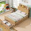 GX000370AAD Wood+Solid Wood+MDF+Box Spring Not Required+King+Wood