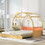 GX000378AAD Brown+Orang+Yellow+Pine+Box Spring Not Required+Twin+Wood