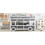 Twin over Twin Bus-shaped Bunk Bed with Wheels and Storage, Gray+White GX000384AAE