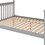 Twin over Full Bunk Bed with Trundle and Staircase,Gray GX000403AAE-1
