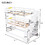 Twin Size Triple Bunk Bed with Storage Staircase,Separate Design,White GX000413AAK