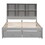 Full Size Platform Bed with Storage Headboard, Charging Station and 2 Drawers, Gray GX000441AAE