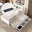 Twin Size Platform Bed with Storage Headboard, USB, Twin Size Trundle and 3 Drawers, White GX000715AAK