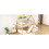 Twin over Twin House Loft or Bunk Bed with Slide and Staircase, Natural GX000717AAN