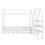 Twin Size Wood House Bed with Fence and Detachable Storage Shelves, White GX000718AAK