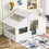 GX000938AAK White+Solid Wood+MDF+Box Spring Not Required+Twin+Wood