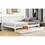 Full Size Daybed with Two Storage Drawers and Support Legs, White GX002029AAK